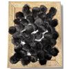 Image 1 : Assorted 50+ Pcs Fur Pom Poms, Black & Brown - Possibly Real Fur, Removed from Scarves