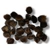 Image 3 : Assorted 50+ Pcs Fur Pom Poms, Black & Brown - Possibly Real Fur, Removed from Scarves