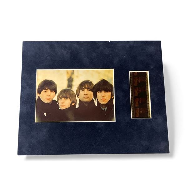 The Beatles Framed Photo Display with Film Strip Cell