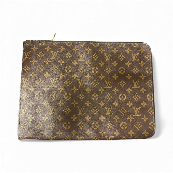 Louis Vuitton Monogram Canvas Document Case - Authenticity Not Verified