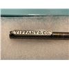 Image 2 : Tiffany & Co .925 Silver Ladies Twist Ball Point Pen with Box - Hallmarked Tiffany & Co. USA