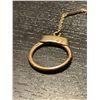 Image 2 : Gold Keychain Part Stamped 14KT- Weight: 7.2 grams