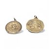 Image 1 : 1928 Vancouver Medal and Vintage St Christopher Pendant - Both have personal engravings -  Total wei