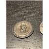 Image 2 : 1928 Vancouver Medal and Vintage St Christopher Pendant - Both have personal engravings -  Total wei