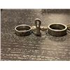 Image 2 : 7 Sterling Silver Rings - No gemstones -  Total weight: 28.5 grams