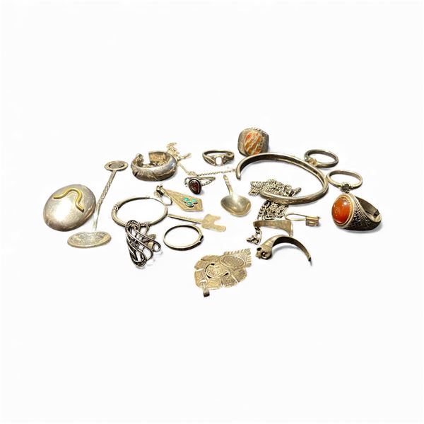 99 Grams of Scrap Sterling Silver - Almost no gems or enamel