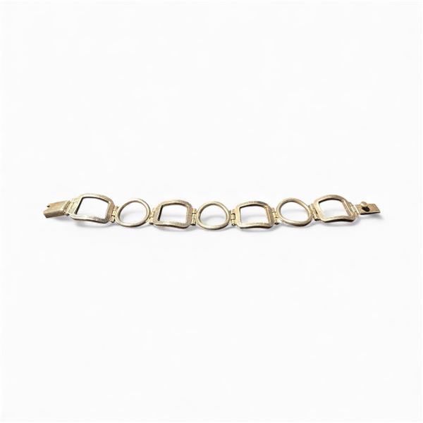 7" Sterling Silver Hinged Bracelet - 3/4" wide - Weight: 32.5 grams