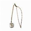 Image 1 : Sterling Silver & Pearl Hawaii Pendant on 24" Sterling Singapore Chain - Weight: 9.5 grams