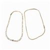 Image 1 : 2 Sterling Silver Chains - 18" & 19" - Total weight: 35 grams