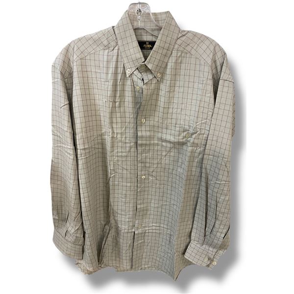 Fendi Men's Plaid Shirt - Authenticity Not Verified