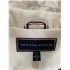 Image 4 : Tommy Hilfiger White Hooded Zip-Up Jacket Size L - As Is