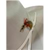 Image 3 : White Straw Cowboy Hat and White Felt Calgary Stampede Cowboy Hat