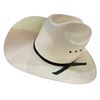 Image 5 : White Straw Cowboy Hat and White Felt Calgary Stampede Cowboy Hat