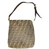 Image 2 : Fendi FF LOGO Canvas Shoulder Bag - Authenticity Not Verified
