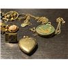 Image 3 : Bag of Vintage Gold Filled Jewelry - Total weight including gemstones: 29 grams