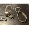 Image 3 : 94 Grams of Scrap Silver Jewelry - Very few stones