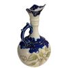 Image 2 : Hand-Painted Nippon Porcelain Ewer Vase - As Is