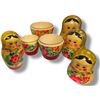 Image 1 : Matryoshka Nesting Dolls Set - As Is