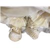 Image 4 : Vintage Baby Doll in White Christening Gown - Blinking eyes work properly - As Is