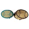 Image 5 : 2 Vintage Handcrafted Woven East African Baskets, Approx. 6" x 4.5"