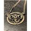 Image 2 : 2 Sterling Silver Occult Themed Necklaces - Total weight: 28 grams
