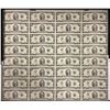 Image 1 : Uncut Sheet of 32 USA 1995 Two Dollar Bills -  F Prefix Serial Numbers - In protective tube