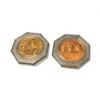 Image 1 : Copper Apolla I & Apollo II Moon Landing Medallions in Protective Capsules