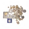 Image 1 : 1 Pound of World Coins and Tokens - There is sure to be some silver in this lot