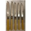 Image 2 : Antique Silver Plated Knives & Forks Set with Faux Bone Handles - 17 Place Settings