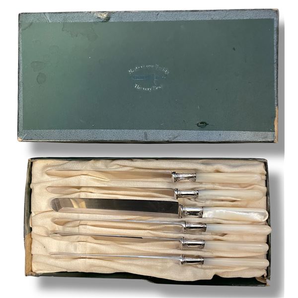 Set of Mother‑of‑Pearl Handled Knives by Universal L.F.& C