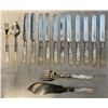 Image 1 : 15 Pcs Antique Mother‑of‑Pearl Handled Cutlery