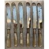 Image 5 : 9 Pcs Antique Mother‑of‑Pearl Handled Cutlery