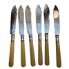 Image 5 : 2 Vintage English Silverplate Fish Cutlery Sets, Hallmarked
