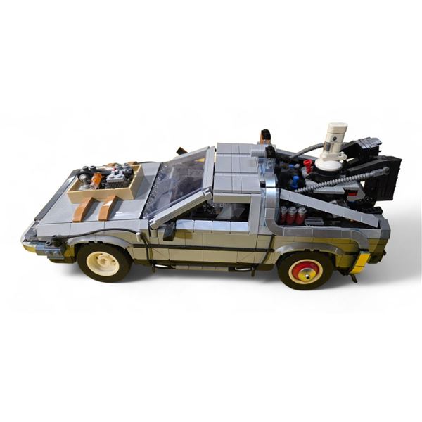 Lego - Back To Future Time Machine #10300 Assembled no box - 5" x 8" x 14"