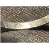 Image 4 : 3 Mexican Silver Bangle Bracelets - 1 marked Taxco and 1 unmarked - Total Weight: 47 grams