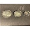 Image 4 : 1966 Canadian 6 Coin Set - 10¢, 25¢, 50¢ and $1.00 are .800 Silver - Patinaed - In holder