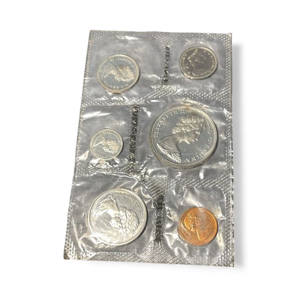 1967 Canadian Centennial Proof-Like Mint Coin Set -10¢, 25¢, 50¢ and $1.00 are .800 Silver - Mint Se