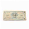 Image 1 : 1943 Allied Military Currency Italian 50 Lire Bill - A Prefix Serial Number