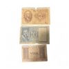 Image 1 : 3 Vintage Italian Banknotes - 1 Lire, 5 Lire and 10 Lire - Circulated Currency