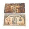 Image 1 : 2 Dominion of Canada 25 Cent "Shinplaster" Banknotes - 1 is dated 1923 and the other date is illegib