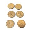 Image 2 : 6 Great Britian One Penny Coins - King George V - (1911  15, 18, 21,  29, and 1935) - Circulated
