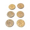 Image 2 : 6 Great Britian One Penny Coins - King George V - (1914  16, 17, 19,  26, and 1932) - Circulated