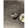 Image 2 : Sterling Silver Taurus Pendant and Sterling & Garnet Ring (Size 6) - Total weight: 12.5 grams
