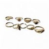 Image 1 : Group of Sterling Silver Rings - Some are scrap - Total weight: 16 grams