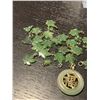 Image 3 : Round Jade Pendant & 26 Jade Charms (Pendant is 1.25" diameter)