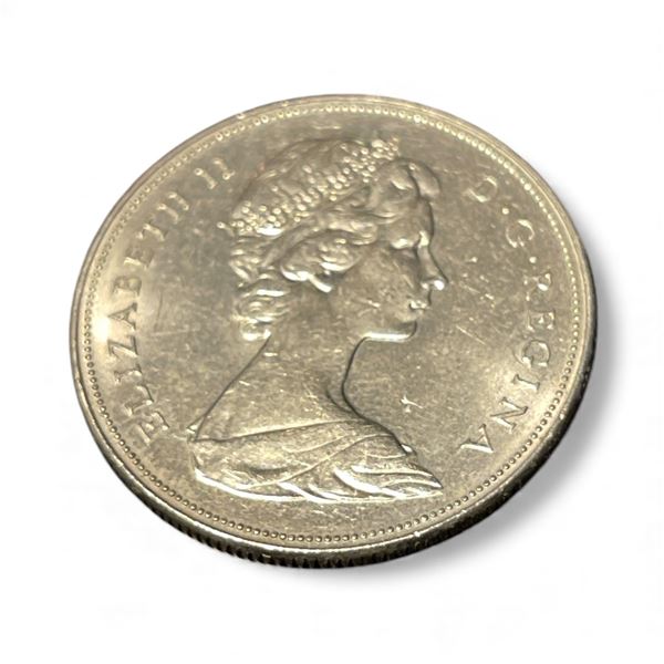 1 Canada 1971 BC 50% Silver Dollar & 2 x 1969 Canada Dollars - Circulated