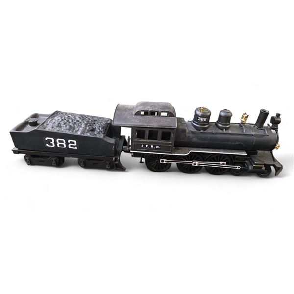 James Beam "1968 I. C. R.  R. Train Engine & Coal Car " Liquor Decanter