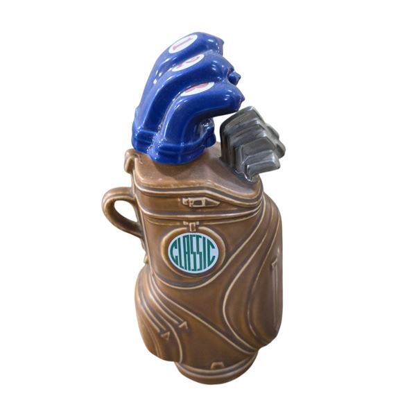 1977 Clem Harvey Spirits World Wonders "Golf Classic" Liquor Decanter