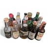 Image 1 : 15 Assorted Vintage 1.7 Oz./15ml Liquor Bottles - Some are unopened