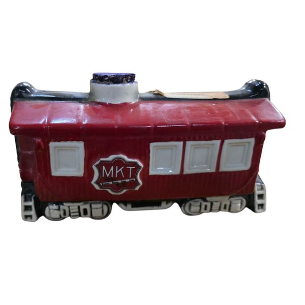 1973 Paul Lux O.R.B. Whiskey Decanter "MKT Lines Red Caboose"